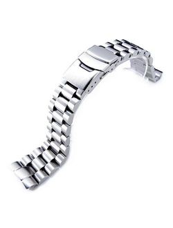 MiLTAT 22mm Watch Band for Seiko Turtle SRP773 SRP775 SRP777 SRPA21, Endmill Screw-Link