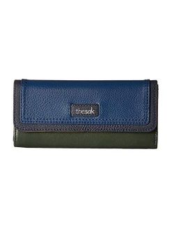 Iris Flap Wallet Marine Block One Size