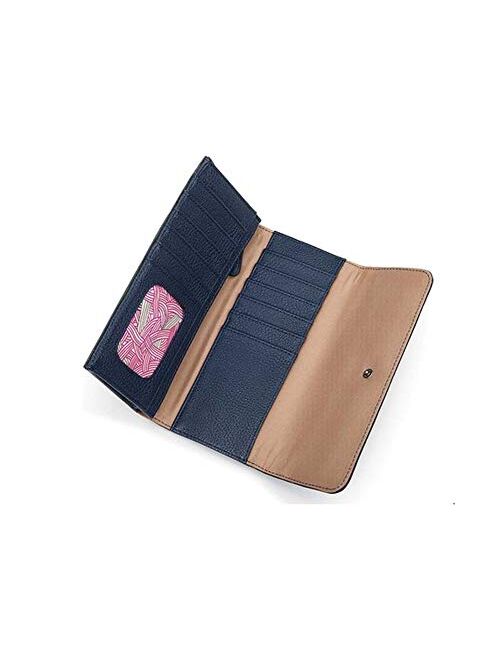 The Sak Iris Flap Wallet Marine Block One Size