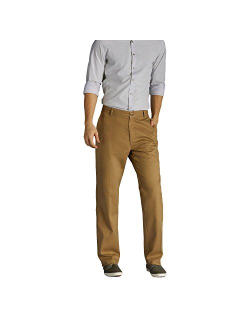 LEE Men's Big & Tall Total Freedom Stretch Relaxed Fit Flat Front Pant