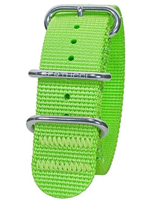 Bertucci DX3 B-135 Laser Green 22mm Nylon Watch Band