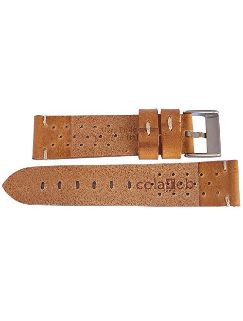 ColaReb 20mm Racing Tan Leather Watch Strap