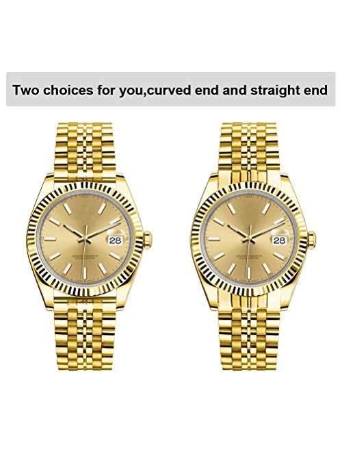 Multiple Ends Watch Wristband 316L Stainless Steel with Adjustable Links