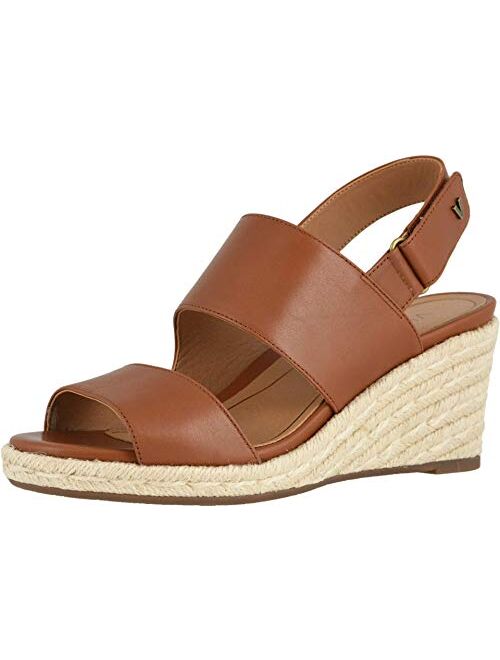 Vionic Women's Brooke Wedge Sandals - Espadrille with Concealed Orthotic Arch Support