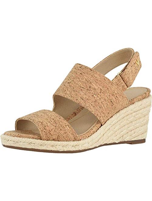 Vionic Women's Brooke Wedge Sandals - Espadrille with Concealed Orthotic Arch Support