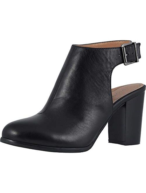 Vionic Women's Perk Lacey Ankle Strap Bootie - Ladies Boots with Concealed Orthotic Arch Support