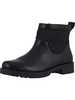 Women's Mystic Maple Ankle Boot - Ladies Boots with Waterproof Leather Upper and Woolblend Textile with Concealed Orthotic Arch Support