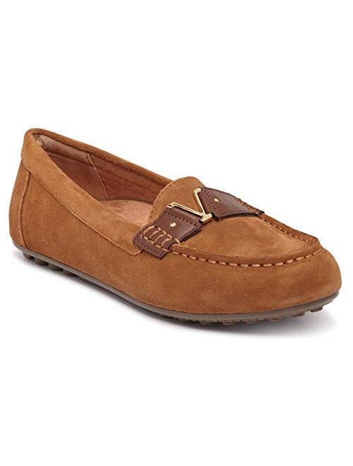 Vionic Women's Honor Hilo Loafer - Ladies Moccasin Concealed Orthotic Support