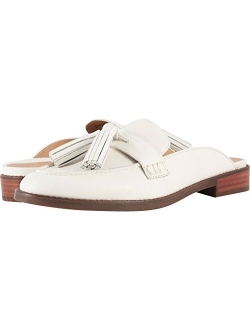 Women's Wise Reagan Mule with Tassels - Ladies Backless Slide with Concealed Orthotic Support