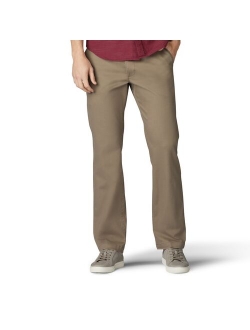 Performance Series Extreme Comfort Khaki Straight-Fit Flat-Front Pants