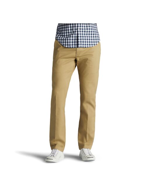 Men's Lee® Performance Series Extreme Comfort Khaki Slim-Fit Flat-Front Pants