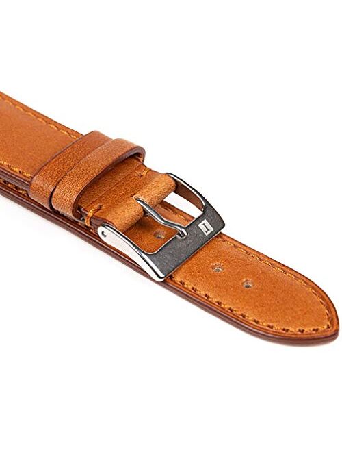 ColaReb 20mm Napoli Tan Full Grain Leather Watch Strap