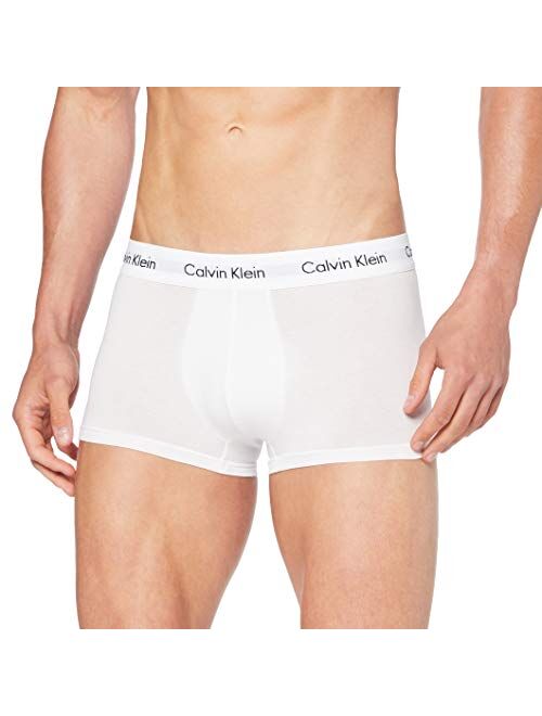 Calvin Klein Men's Cotton Stretch Multipack Low Rise Trunks