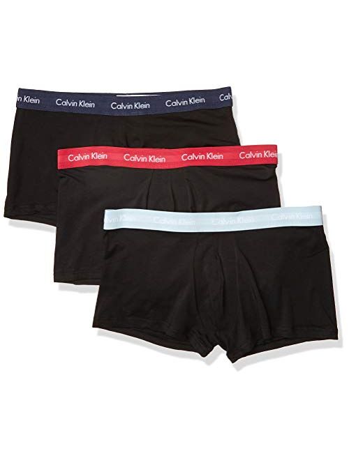 Calvin Klein Men's Cotton Stretch Multipack Low Rise Trunks