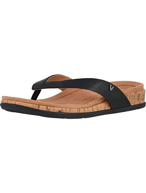 Vionic Women's Daniela Toe-Post Sandal - Ladies Sandals with Concealed Orthotic Arch Support