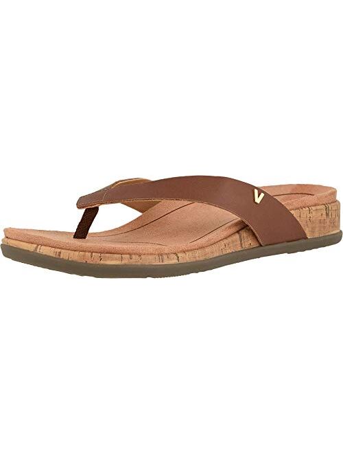 Vionic Women's Daniela Toe-Post Sandal - Ladies Sandals with Concealed Orthotic Arch Support