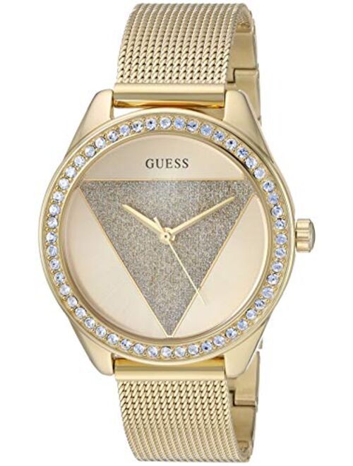 Guess 36MM Logo Glitz Dial Watch