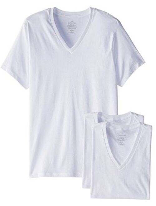 Calvin Klein Men's Cotton Classics Multipack V Neck T-Shirts