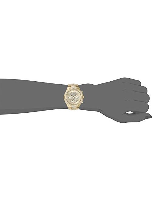 GUESS Gold-Tone Glitzy Sport Dress Watch