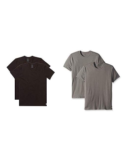 Men's Undershirts Cotton Stretch Multipack Crew Neck Tshirts