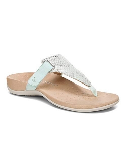 Women's Rest Wanda Toe Post Sandal- Ladies Sandals That Include Three-Zone Comfort with Orthotic Insole Arch Support