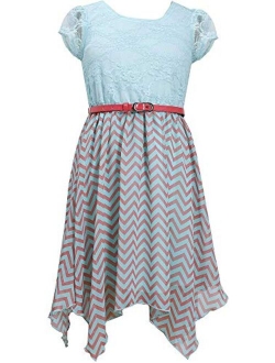 Girls' Novelty Sharkbite Hem Dress