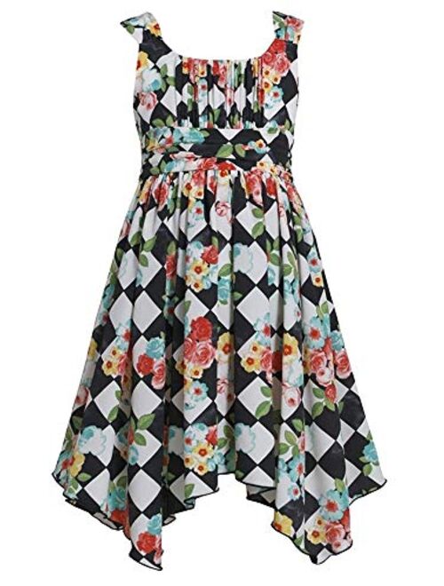 Bonnie Jean Girls' Novelty Sharkbite Hem Dress