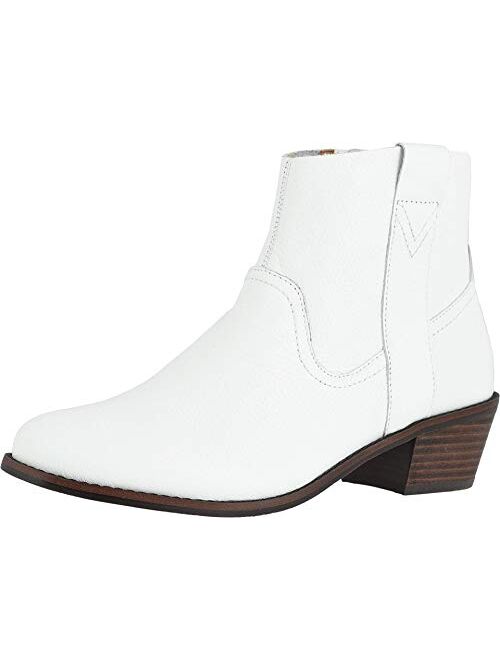 Vionic Women's Joy Roselyn Ankle Booties - Ladies Comfortable Western Walking Boots with Concealed Orthotic Arch Support