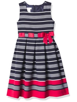 Girls' Pull Through Nautical Dress