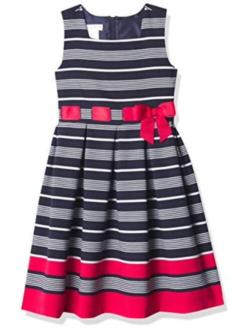 Bonnie Jean Girls' Pull Through Nautical Dress