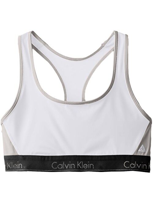 Calvin Klein Women's Flex Motion Medium Impact Racerback Sports Bra