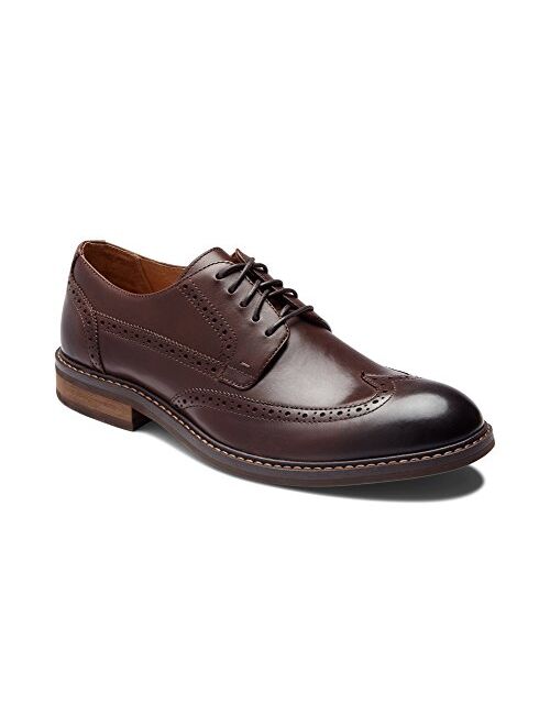 Vionic Men’s Bowery Bruno Oxford Shoes – Leather Shoes for Men with Concealed Orthotic Support
