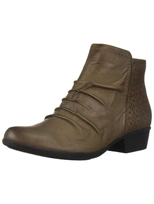 Rockport Women's Carly Rouched Bootie Ankle Boot