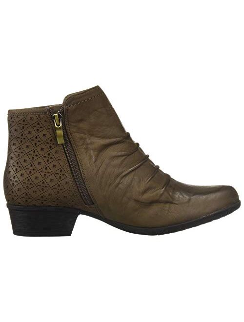 Rockport Women's Carly Rouched Bootie Ankle Boot