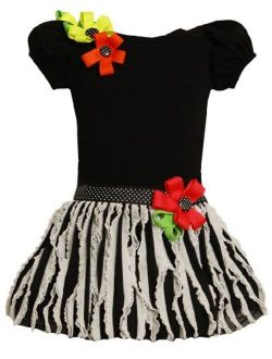 Girls Vertical Eyelash Fall/Winter Dress, Red, 4-6X