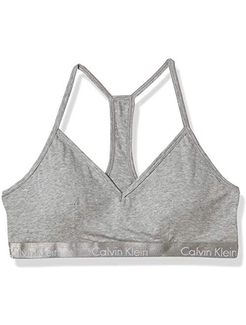 Calvin Klein Women's Motive Cotton Lightly Lined Bralette