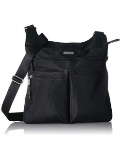 On Track Zip Crossbody Bag with RFID Phone Wristlet