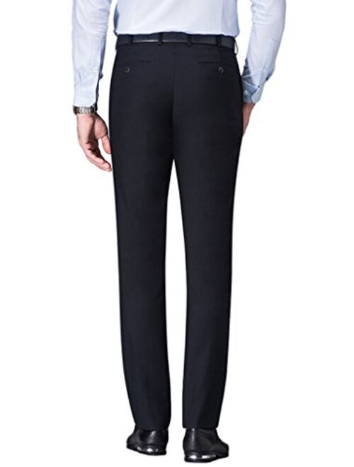 Hanayome Men's Match Fit Handsome Dress Pants PA04?Black,40W-29L?