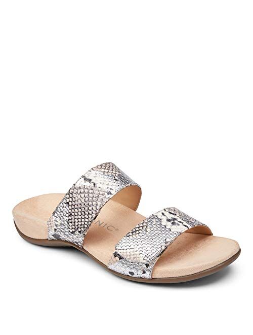 Vionic Women's Rest Randi Slide Sandal - Adjustable Sandals with Concealed Orthotic Arch Support