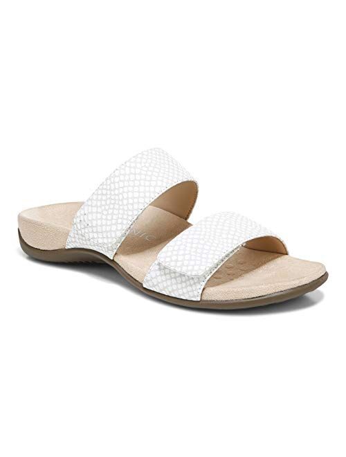 Vionic Women's Rest Randi Slide Sandal - Adjustable Sandals with Concealed Orthotic Arch Support