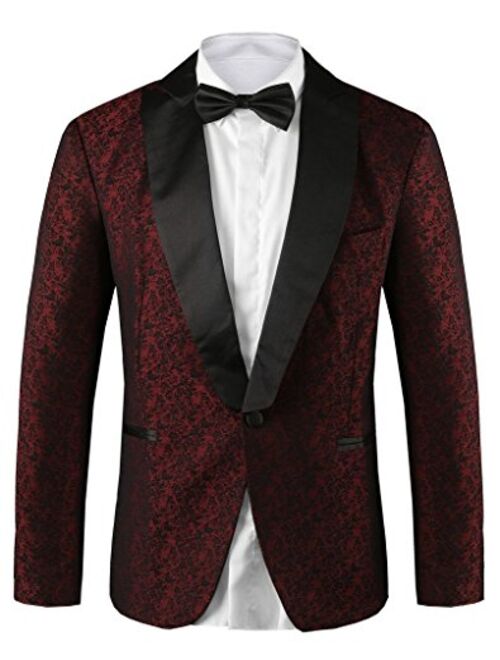 Hanayome Mens Designer Slim Fit & Notch Lapel Wedding Party Tuxedo Blazers SI6