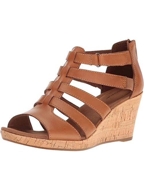 Rockport Women's Briah Gladiator Wedge Sandal