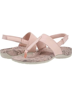 Women's Rest Tala T-Strap Sandal - Ladies Comforable Flat Sandals That Include Three-Zone Comfort with Orthotic Insole Arch Support