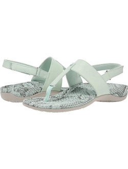 Women's Rest Tala T-Strap Sandal - Ladies Comforable Flat Sandals That Include Three-Zone Comfort with Orthotic Insole Arch Support