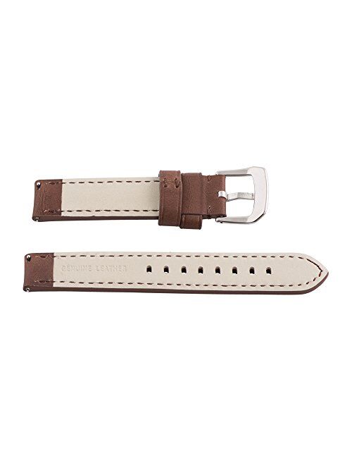 Clockwork Synergy Gentlemen's Collection - 21mm Brown Aged Leather Watch Band