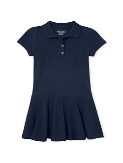 Big Girls' Short Sleeve Polo Dress