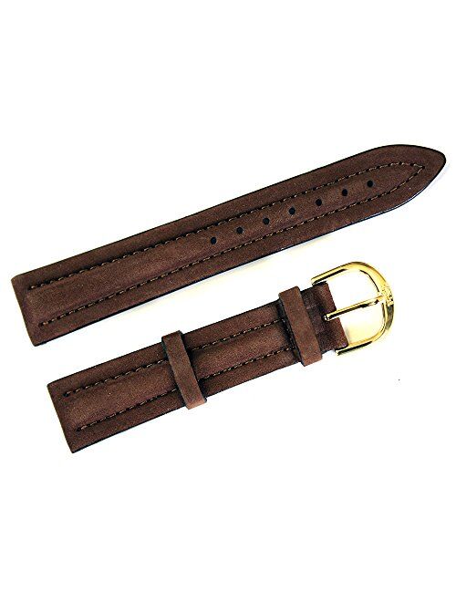 Speidel Go Grain Leather 18 Millimeters Brown Watch Strap