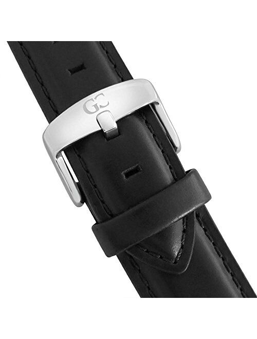 Gelfand & Co. Quick Release Interchangeable Watch Strap Black Genuine Leather 18mm