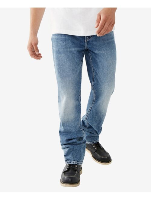Buy True Religion Men's Ricky Big T Straight Fit Jeans with Back Flap ...
