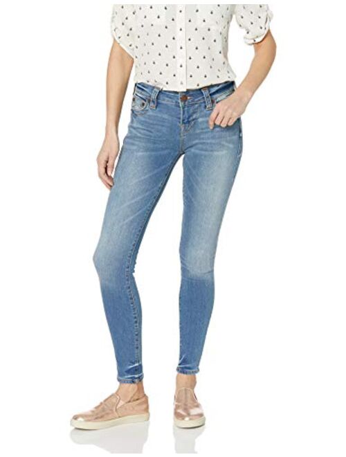 True Religion Women's Halle Mid Rise Super Skinny Fit Jean